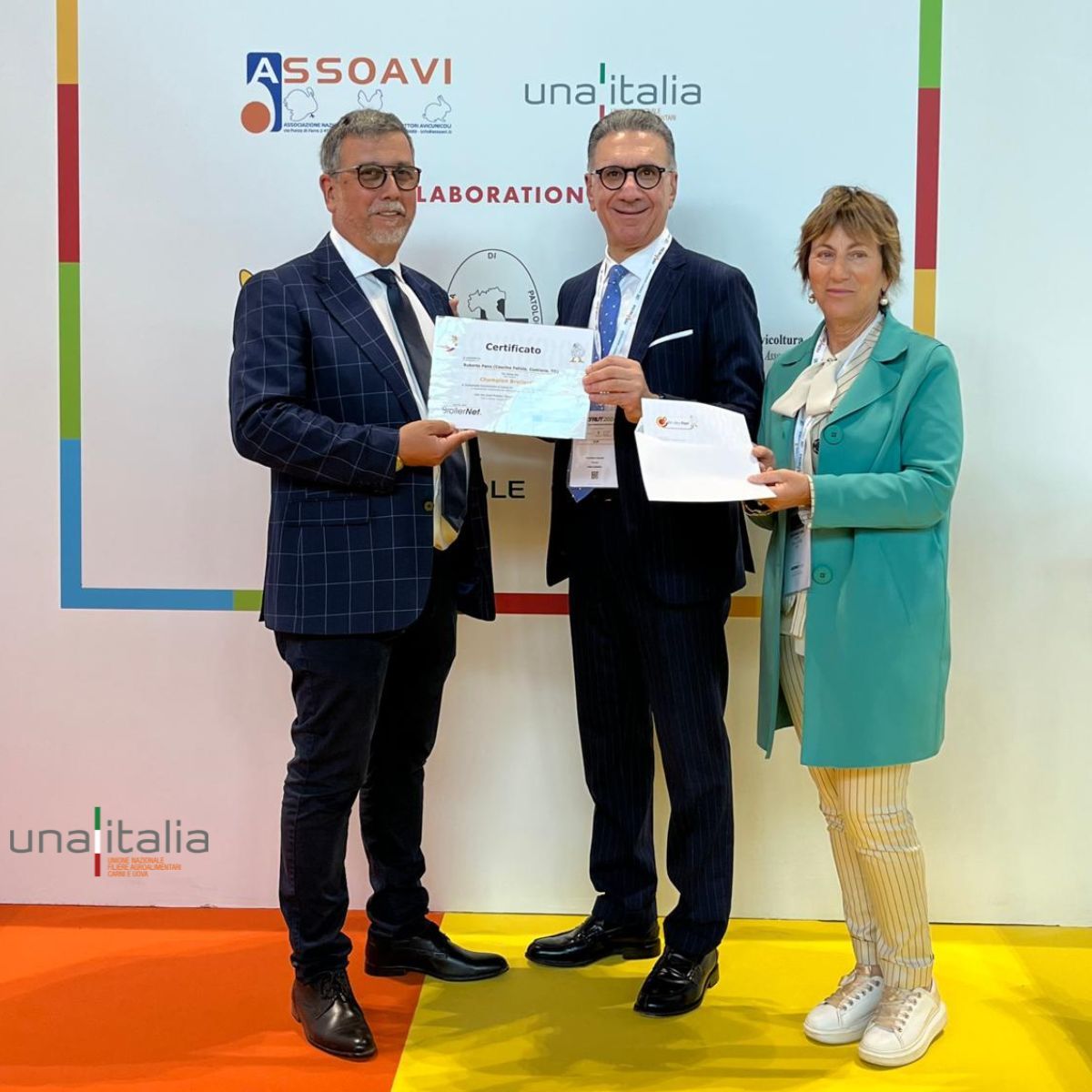 Cascina Felizia premiata al BroilerNet al Poultry Forum di Fieravicola come eccellenza del settore avicolo italiano